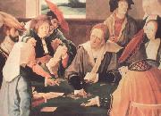 Lucas van Leyden The Card Players (nn03) oil painting